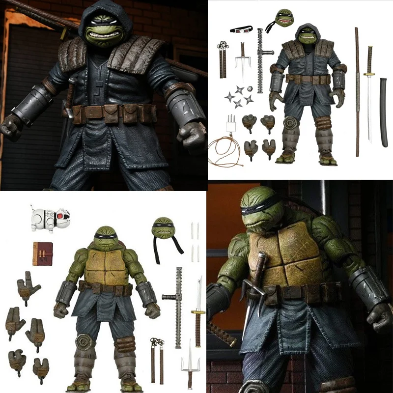 

Original NECA Last Ronin Teenage Mutant Ninja Turtle Action Figure Toys Armored Turtle Version Master Rat Figurine Model Gifts