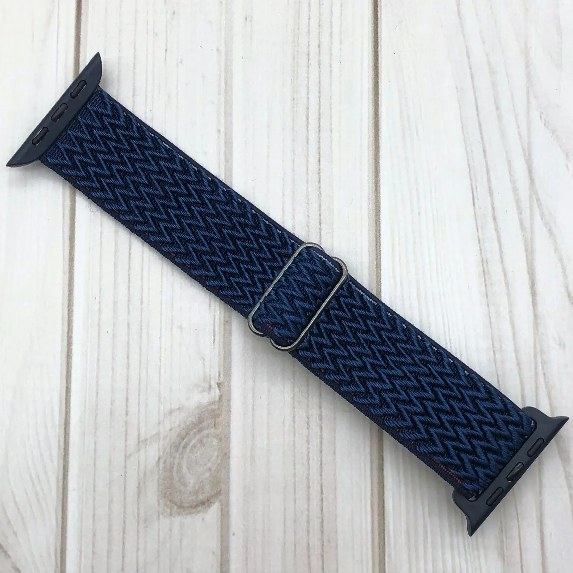 

Nylon Woven Strap for Apple Watch Band 7 6 SE 5 4 Breathable Elastic Sport Strap 38mm 42mm 40mm 44mm for Iwatch Series 7 41/45mm
