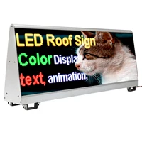Leadleds Double Face LED Video Screen Car Top Advertising Sign Taxi Roof Digital Signage RGB Full-Color  Outdoor Waterproof
