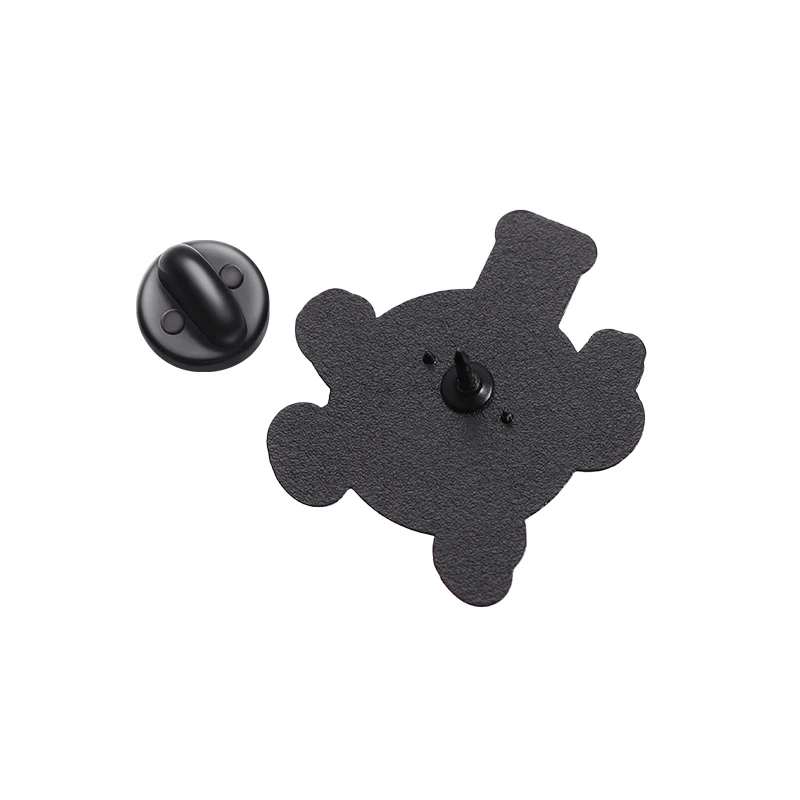 Брошь с эмалью в виде мультяшного научного химиката забавные креативные