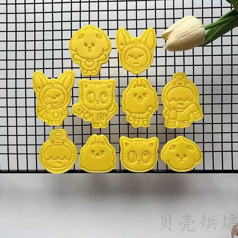 Новый Kpop Idol PPULBATU формочка для печенья Kawaii форма мультяшная 3D прессованный