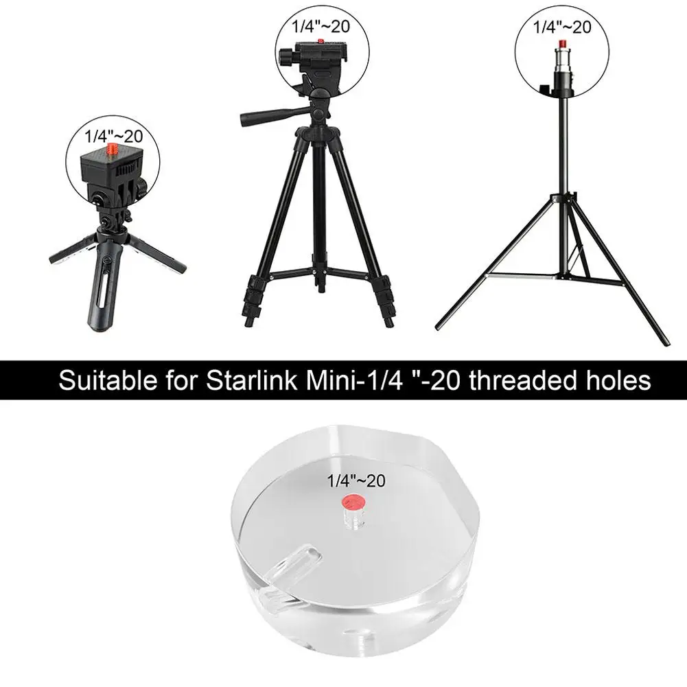 Адаптер с винтовым отверстием для штатива Starlink Mini V4 1/4