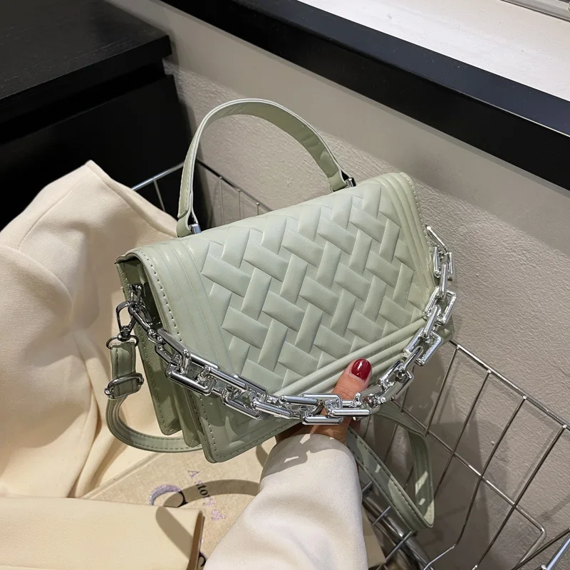 

Casual Women Pu Leather Chain Handbags Shoulder Bags High Quality Ladies Crossbody Bags for Women Fashion Female Messenger Bag
