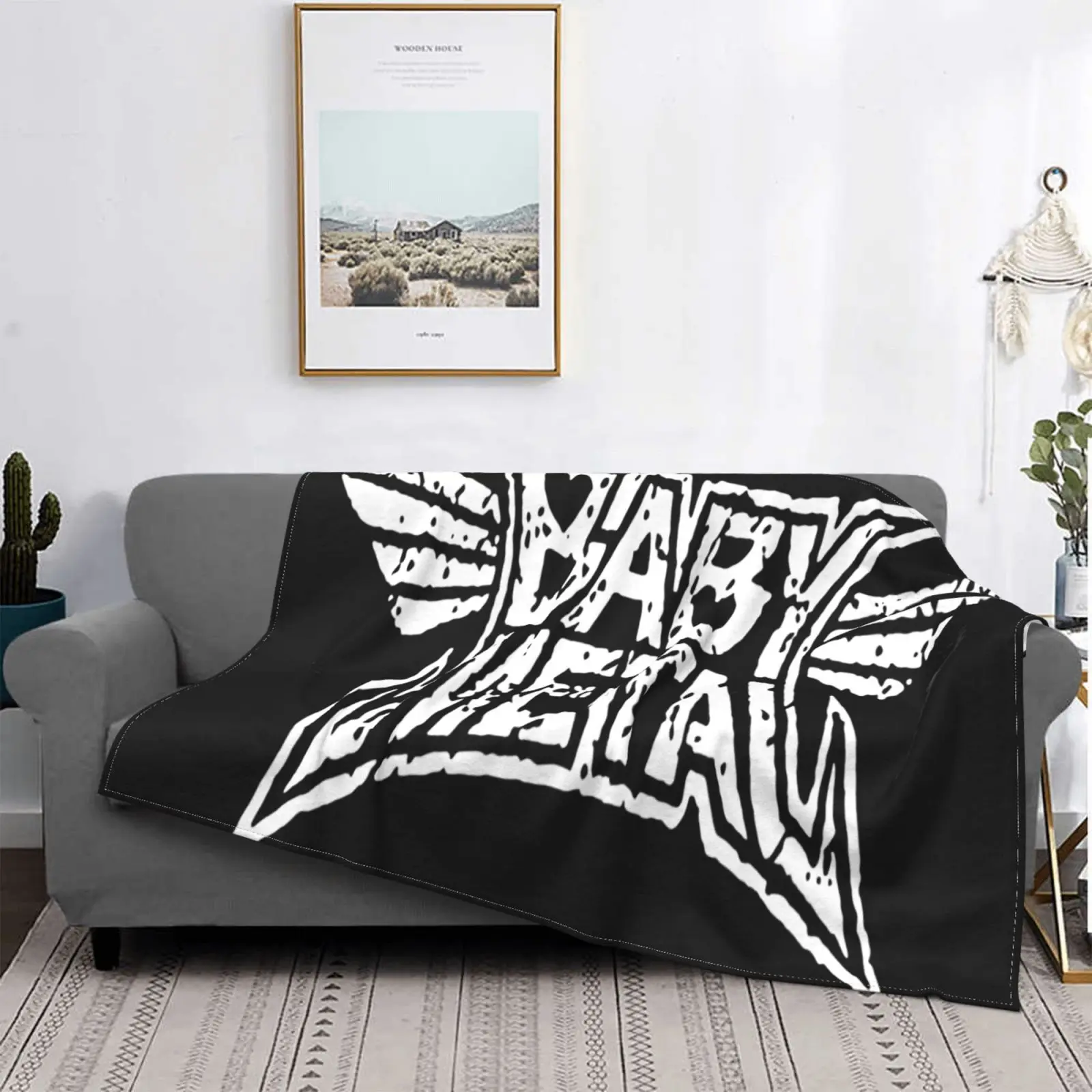 

Babymetal Soft Band Throw Blanket Bed Covers Anime Plaid Bed Covers Decorative Sofa Blankets Bedspread On The Bed Blanket Gown