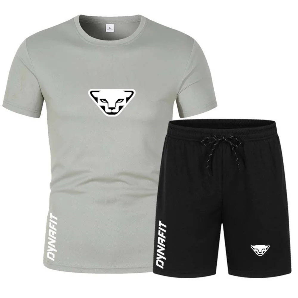 New 2023 Summer Men's T-Shirt Set Comfortable and Cool Men Tracksuit T-shirt Shorts outfits sportswear Set Men Oversized Clothes