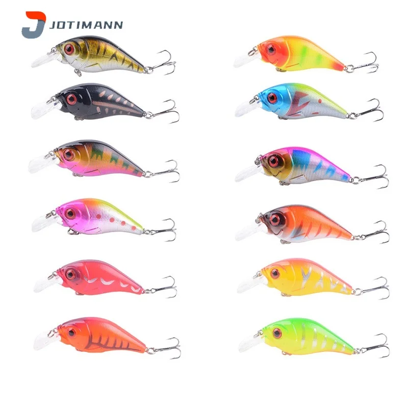 

NEW Minnow Plastic Bionic Bait Artificial Spinning Fishing Lure Jerkbait Wobblers Crankbaits Deep Diving Trolling Fishing Tackle