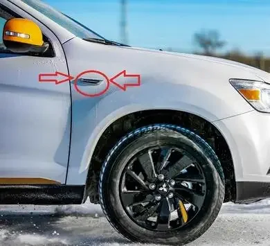 

1 или 2 шт. накладка на переднее крыло для Asx GA 7407A258, вентиляционная крышка освещения крыла для Lancer, крышка боковой фары для Outlander Cw