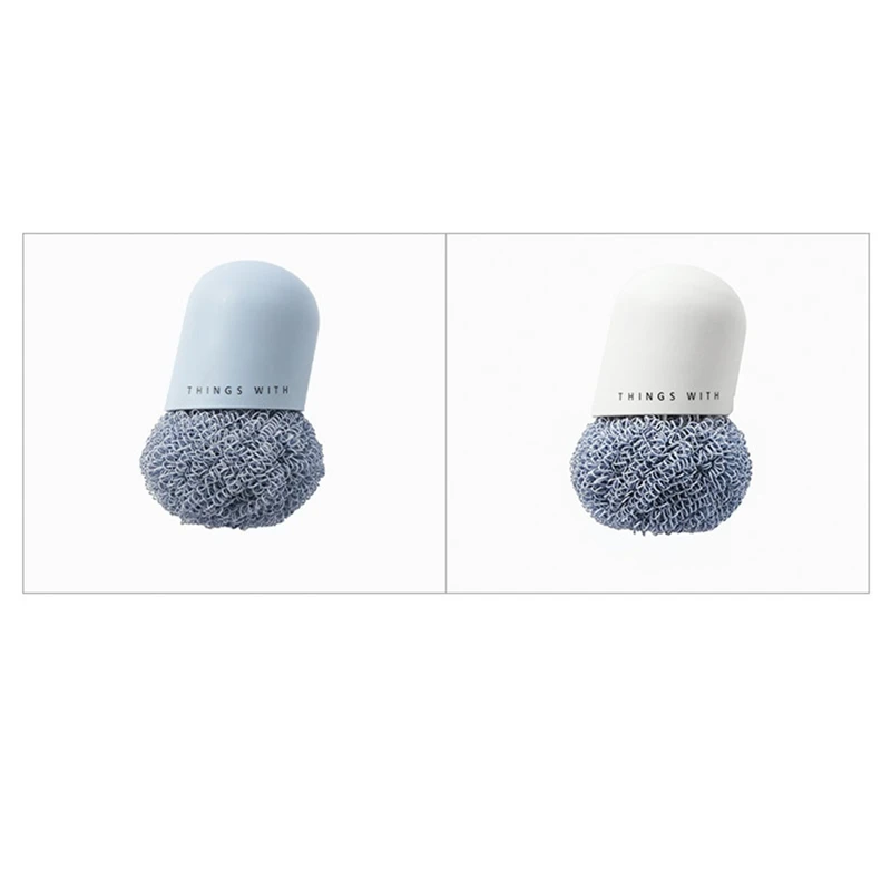 

Household Pot Dishwashing Brushes Kitchen Bathroom Cleaning Brush Removable Cleaning Ball With Handle Cleaning Tool