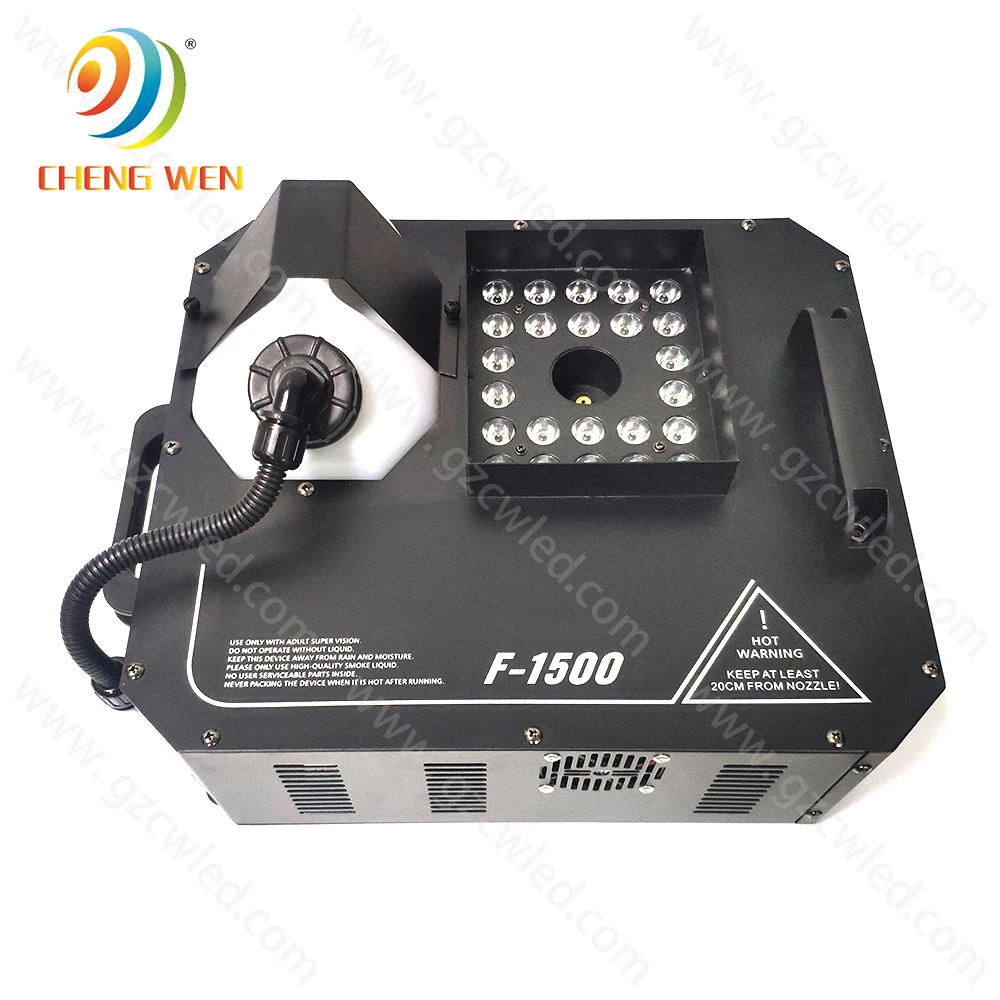 

Deli Effect 1500W Vertical/Up Fog Machine Led smoke machine For Stage Effect