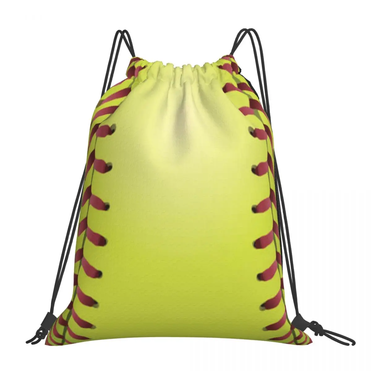 Foldable Gym Bag Softball Fitness Backpack Drawstring Hiking Camping Swimming Sports Bag