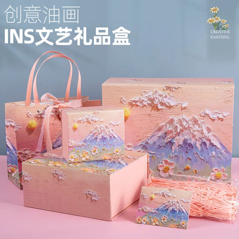 Индивидуально. Коробка с лепестками Yunshan коробка ко Дню учителя милая красивая