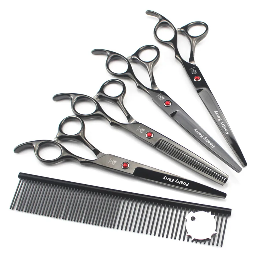 

Professional Dog Grooming Scissors Pet Supplies Barber Beauty Hairdresser Cough Blade Groomer Dogs Curve Profesional Left Handed