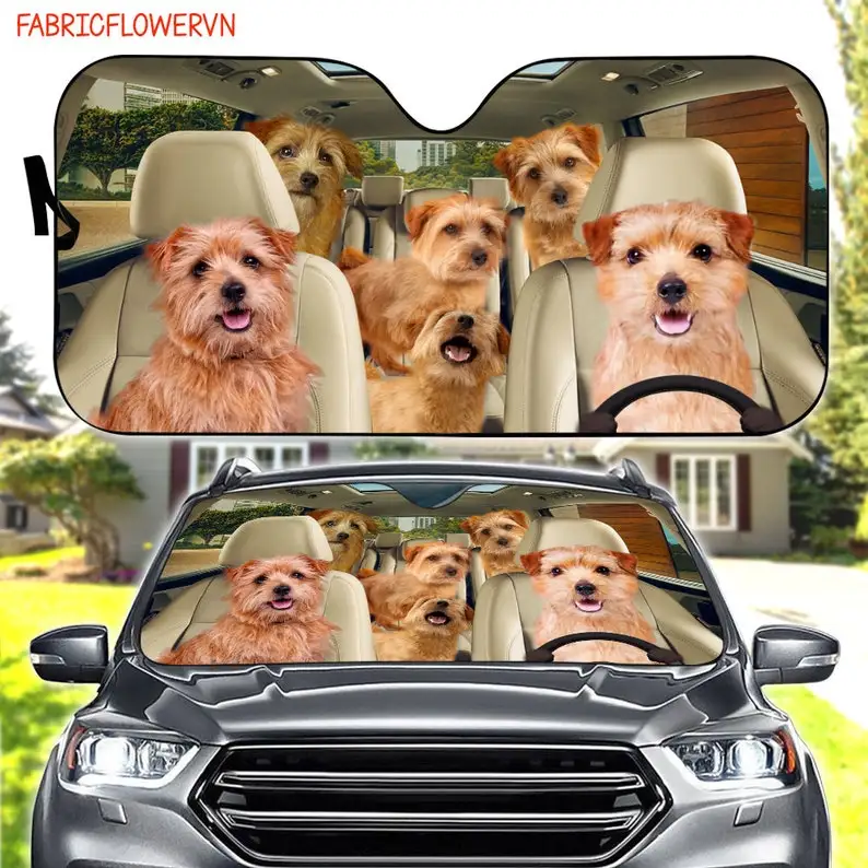 

Norfolk Terrier Car Sunshade, Norfolk Terrier Car Decoration, Dog Windshield, Dog Lovers Gift, Dog Car Sunshade, Gift For Mom, G