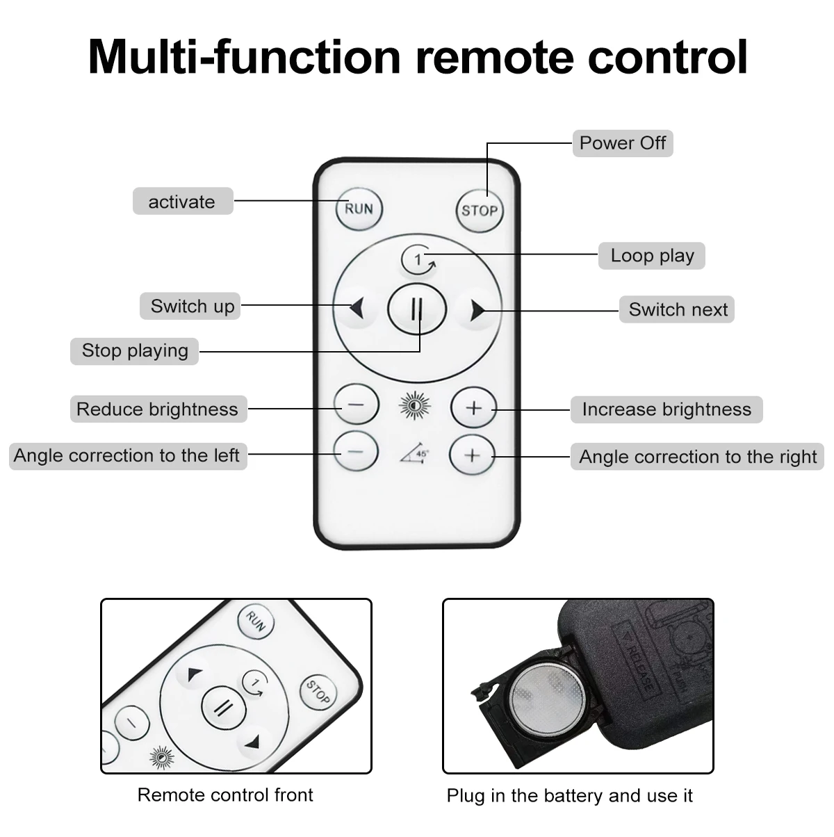 Голографический 3D проекционный вентилятор с Wi-Fi, экран со светодиодной подсветкой и дистанционным управлением, рекламный дисплей HD с плавающей картинкой, крутая Поддержка приложения