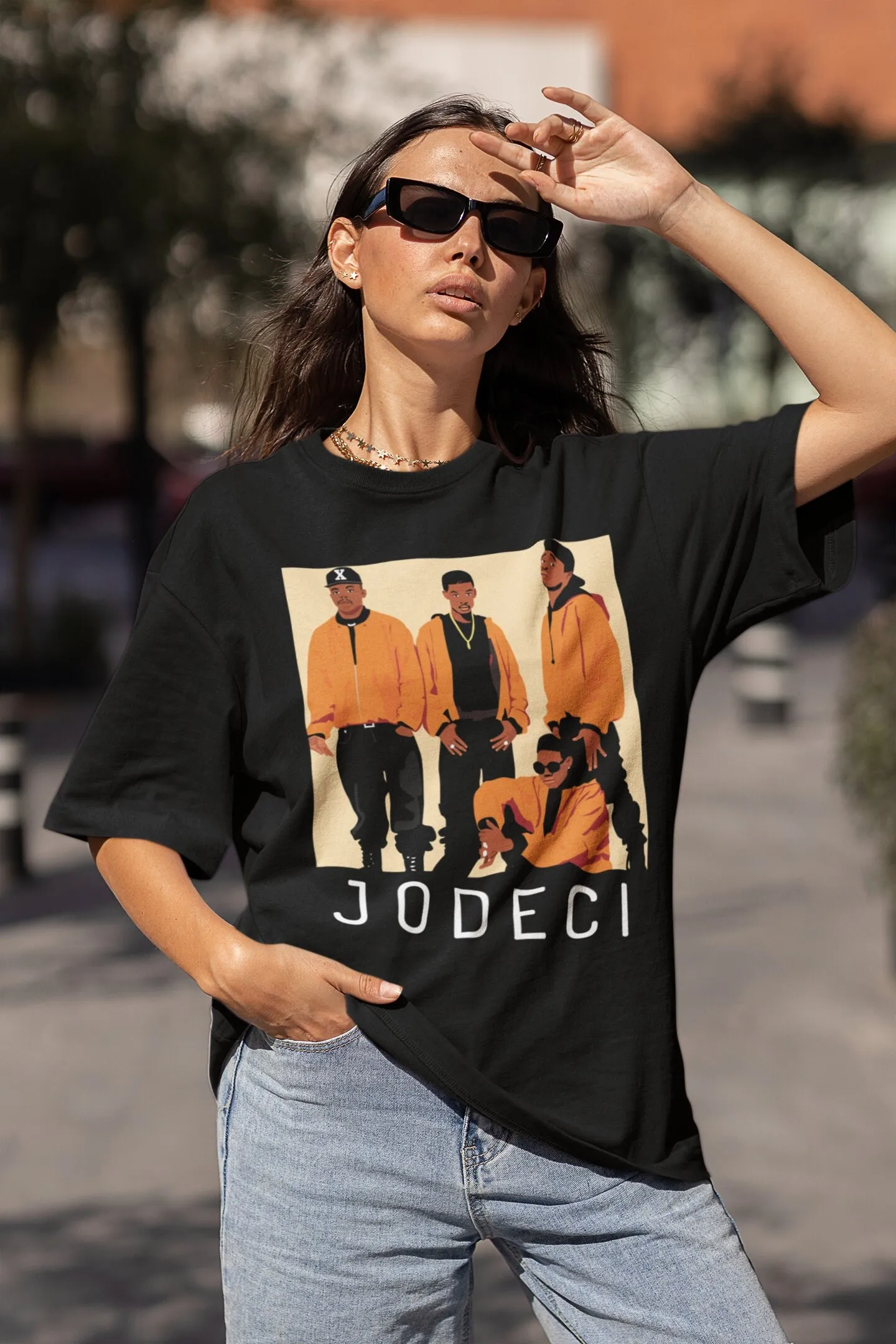 Футболка Jodeci оверсайз 90S R B 90's Rnb Ретро музыка