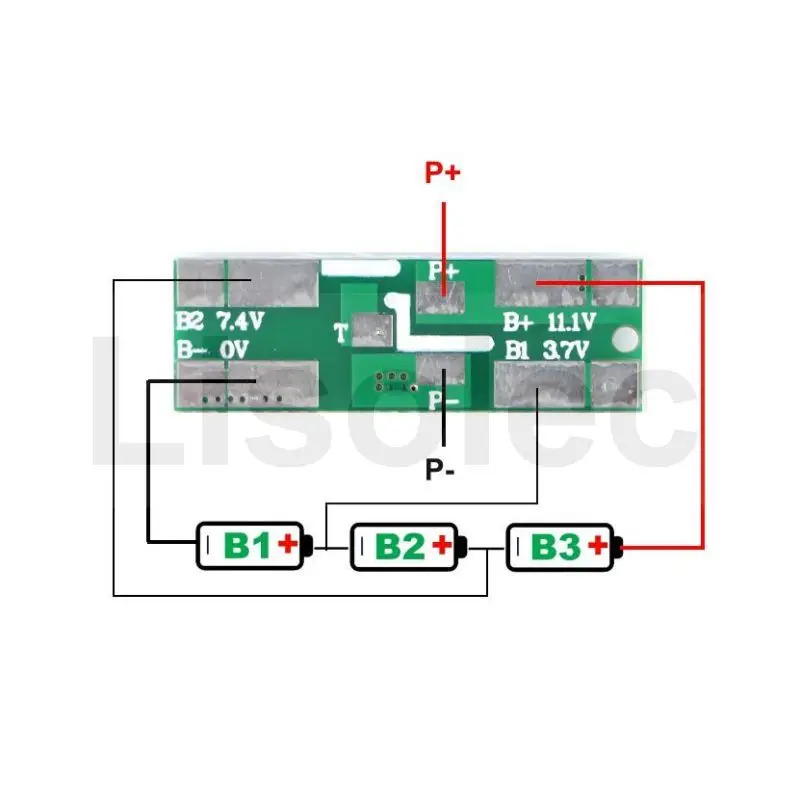 Фото Mini Version 3S BMS 5A 12V литий-ионная литий-полимерная зарядная плата защитная плата литий-ионного аккумулятора модуль PCB для электроинструментов №2