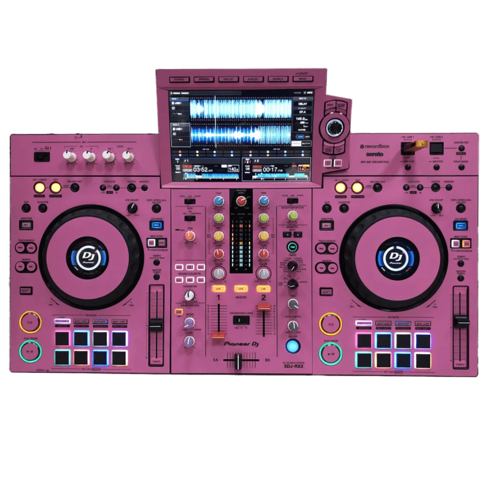 Белая кожаная пленка с полным покрытием xdjrx3 интегрированный цифровой дисковый