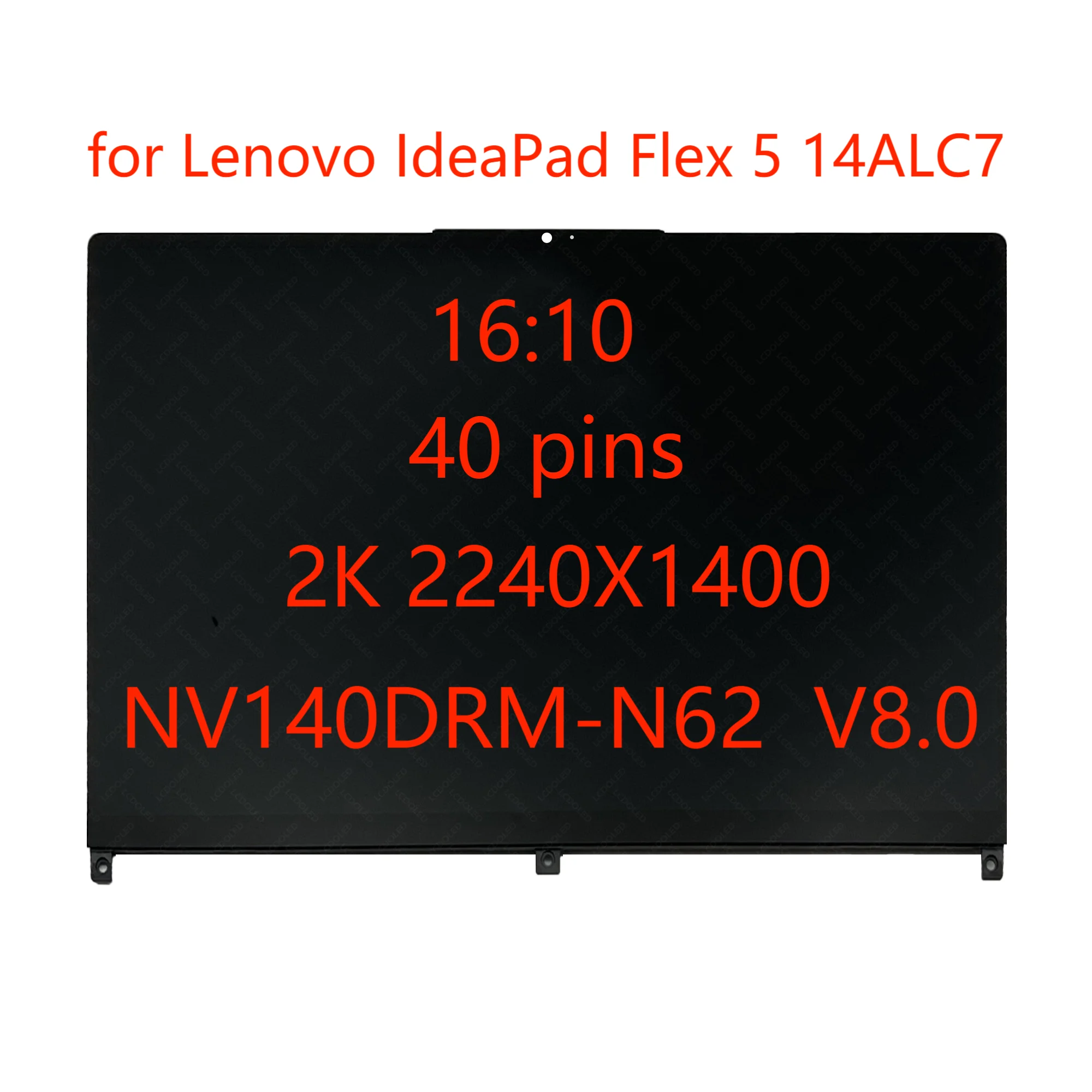 Сенсорный ЖК-экран FHD/QHD IPS 5D10S39787 для Lenovo IdeaPad Flex 5 14ALC7 1920x120 0/2240x1400 EDP 30/40 Pin W/Pen Touch
