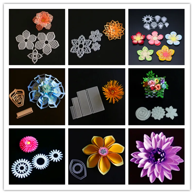 

YINISE Metal Cutting Dies Scrapbooking Stencils DIY PAPER Album Cards Decoration Embossing Folder Crafts Die Cuts POUNCH Tools