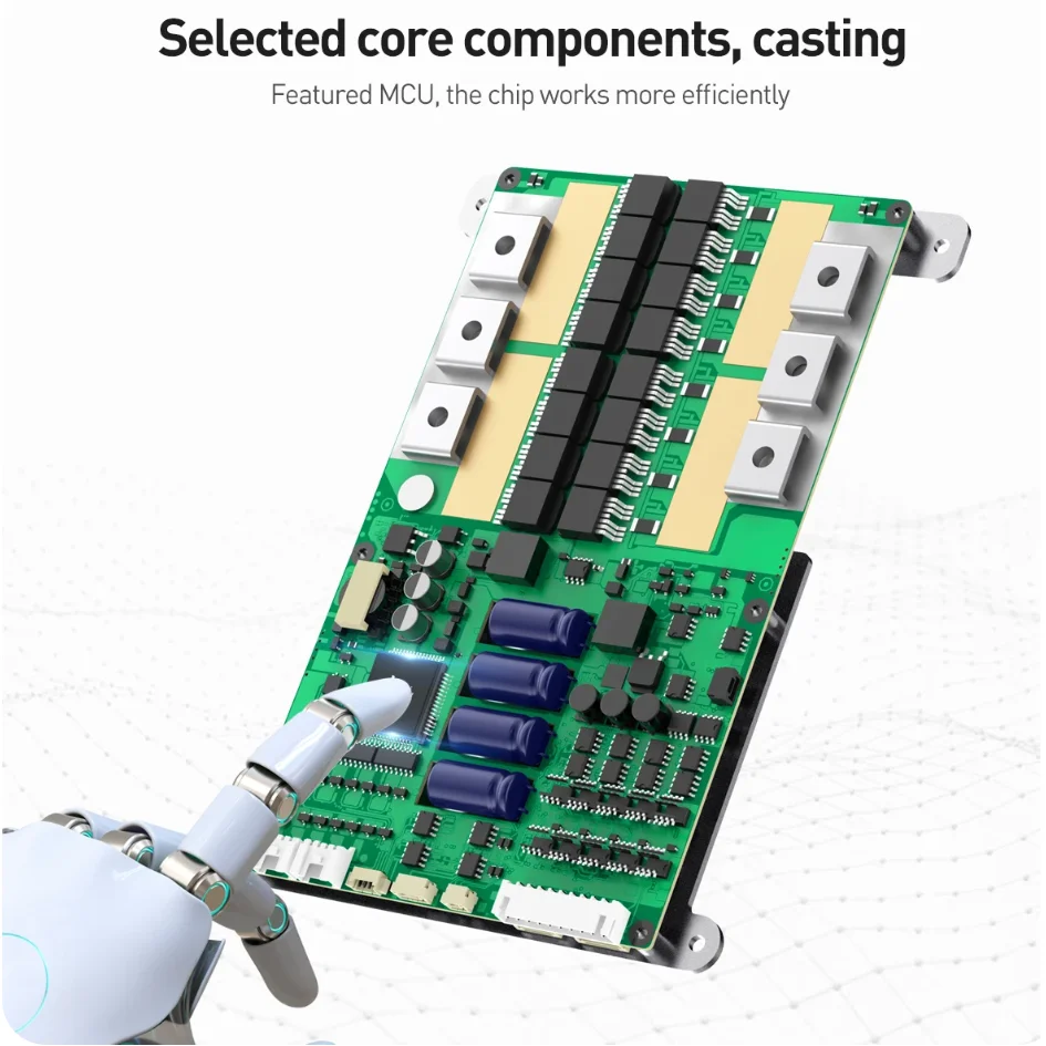 Фото JIKONG Jk BMS 4S 5S 6S 7S 8S Smart BMS 100A 150A 200A 300A для аккумуляторов Lifepo4 Li-Ion Lto с активной балансировкой 1A 2A, Bluetooth, CANBUS, с подогревом, RS485Z №2