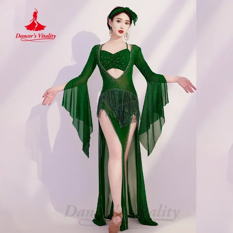 Женский костюм для танца живота Dancer's Vitality Балади из хлопка и спандекса