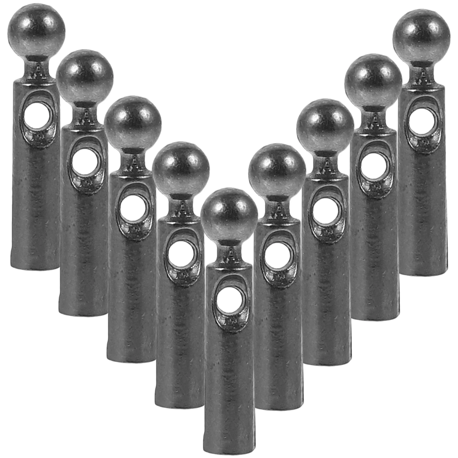 

10 Pcs Small Umbrella Beads Rain Bone Covers Repair Tail Folding Repairing Metal Parts