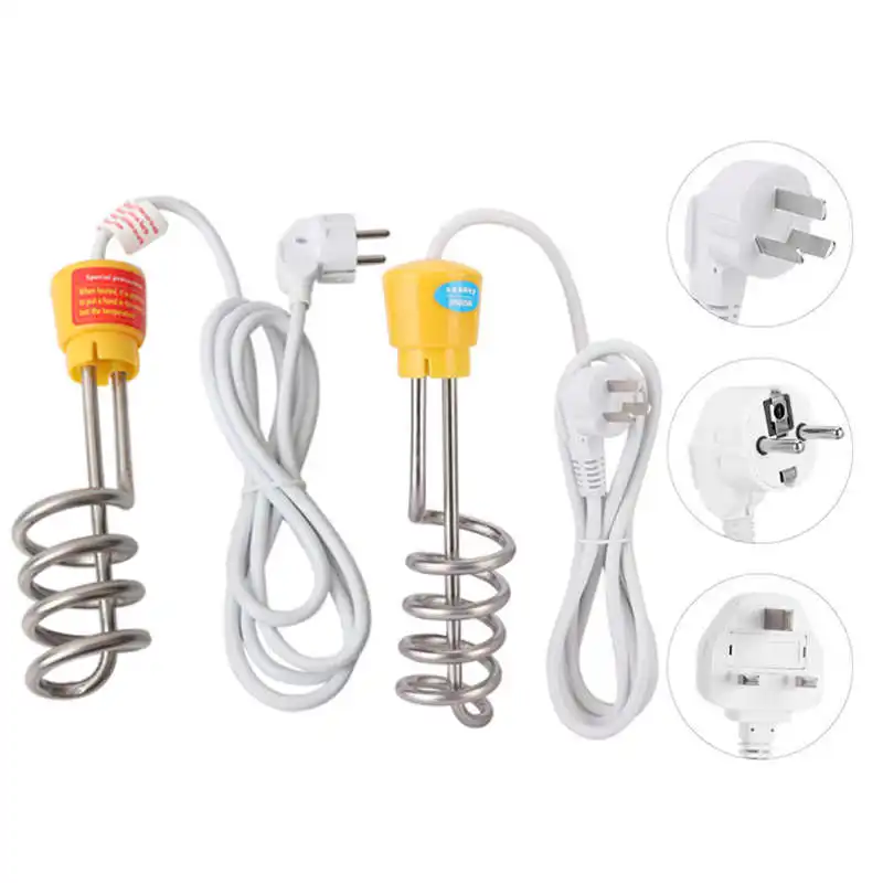 

3000 Вт портативный водонагреватель из нержавеющей стали погружная спиральная трубка водонагреватель Электрический бойлер 220 В