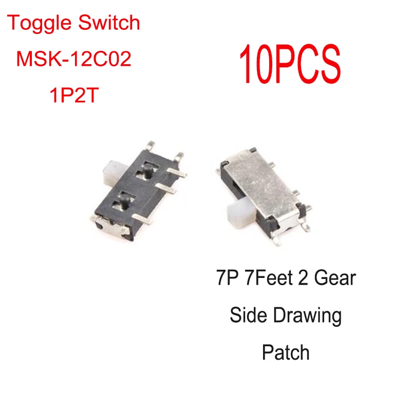 

10 шт. тумблер микропереключатель MSK-12C02