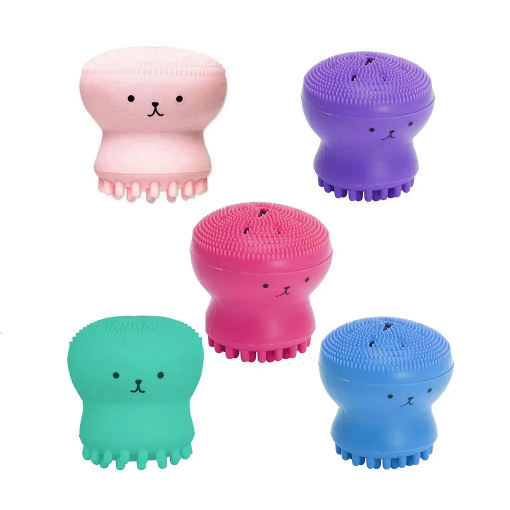 

5 шт./упаковка, силиконовые мини-щётки для глубокой очистки лица