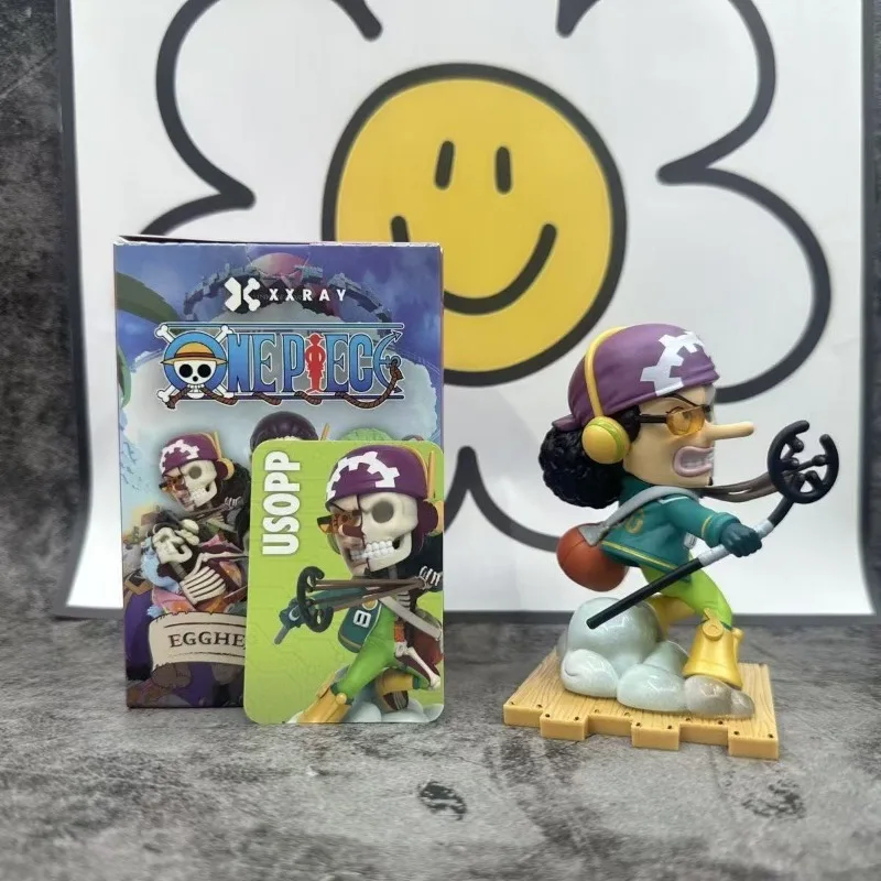 Фото MightyJaxx One Piece Semi Dissection Луффи Зоро Усопп Сюрприз-бокс Аниме-фигурки Полускелетная модель Коллекционные украшения Подарок №3