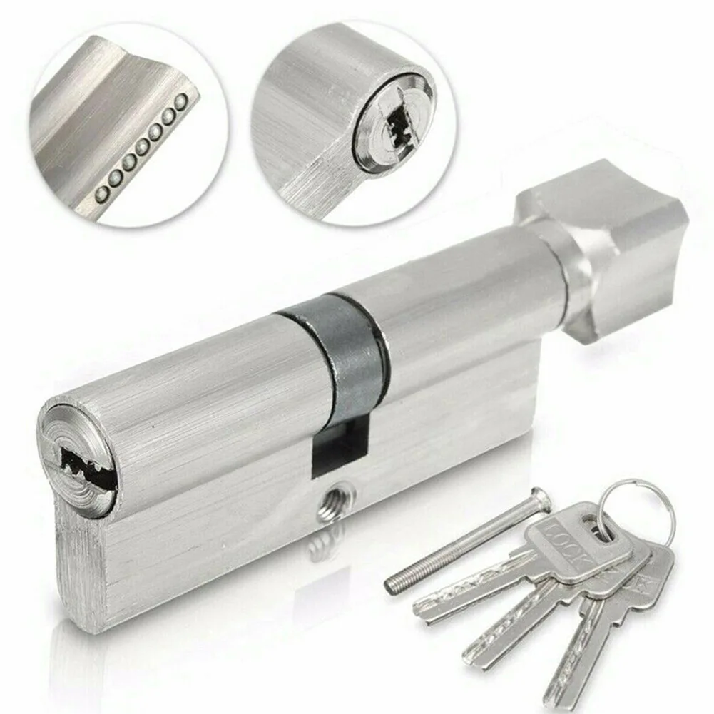 

High Quality Household Hardware Accessories Cylinder Lock Barrel Door Lock Aluminum Alloy Durable Interior Door Lock