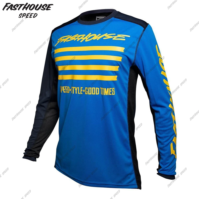 

new product FASTHOUSE SPEED motorcycle Jersey Mtb Downhill Mountain Bike Maillot Ciclismo bmx Hombre Cycling Quick Dry Jersey