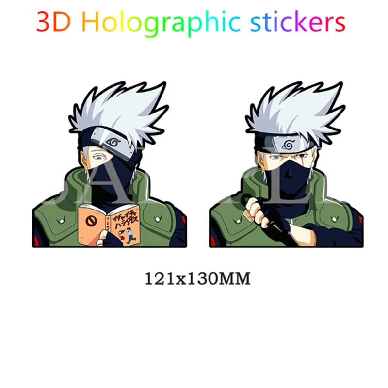 

1PCS 3D Holographic Sticker NARUTO Dynamic Magic Creative Waterproof Car Sticker Notebook Luggage Decoration