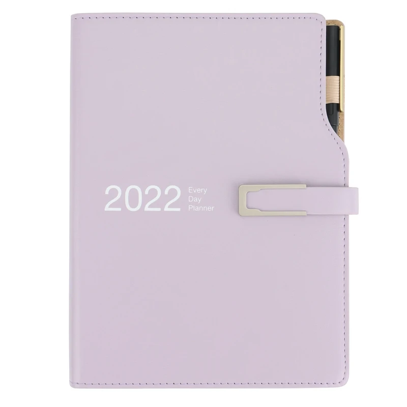 

Agenda 2022 Planner Stationery Organizer A5 Notebook And Journal With Pen Diary Notepad School Note Book