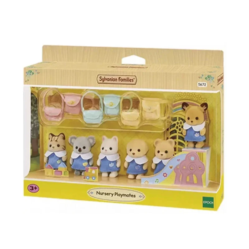On Sale Cute Sylvanian Family Anime Figure Baby Doll Toy Families Ternurines Kawaii Model Girls Birthday Gifts