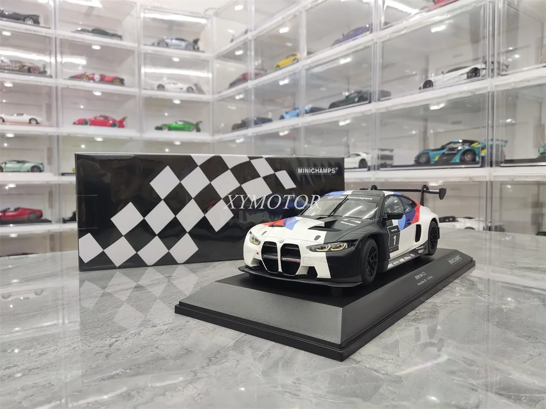 

MINICHAMPS 1:18 для BMW M4 GT3 GTD PRO #1 литые модели автомобилей, игрушки, подарки, хобби, демонстрационные украшения, коллекция