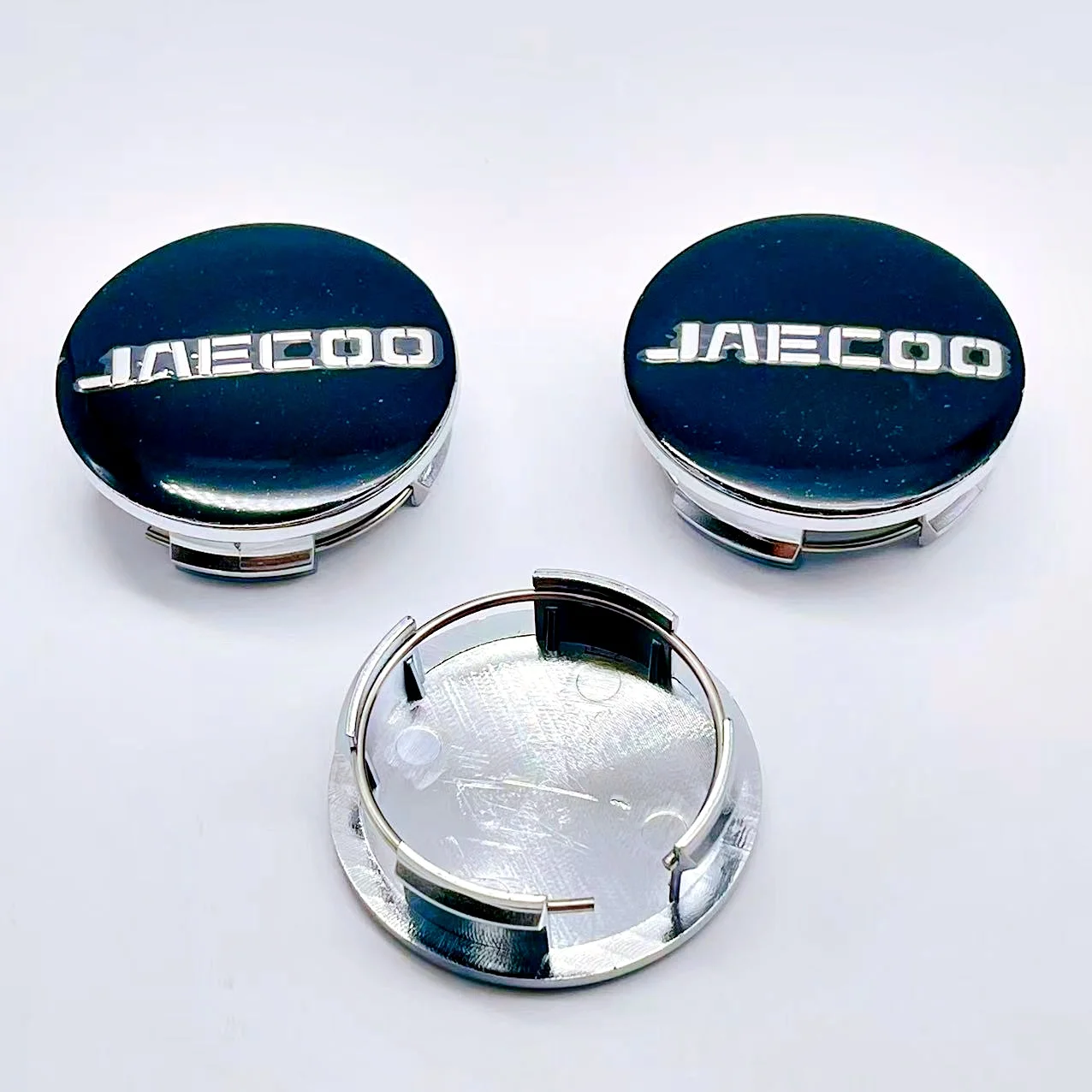 Фото 4 шт./компл. 3D-наклейки-эмблемы JAECOO 57 мм для центральных колпачков колес автомобиля, аксессуары для автостайлинга №5