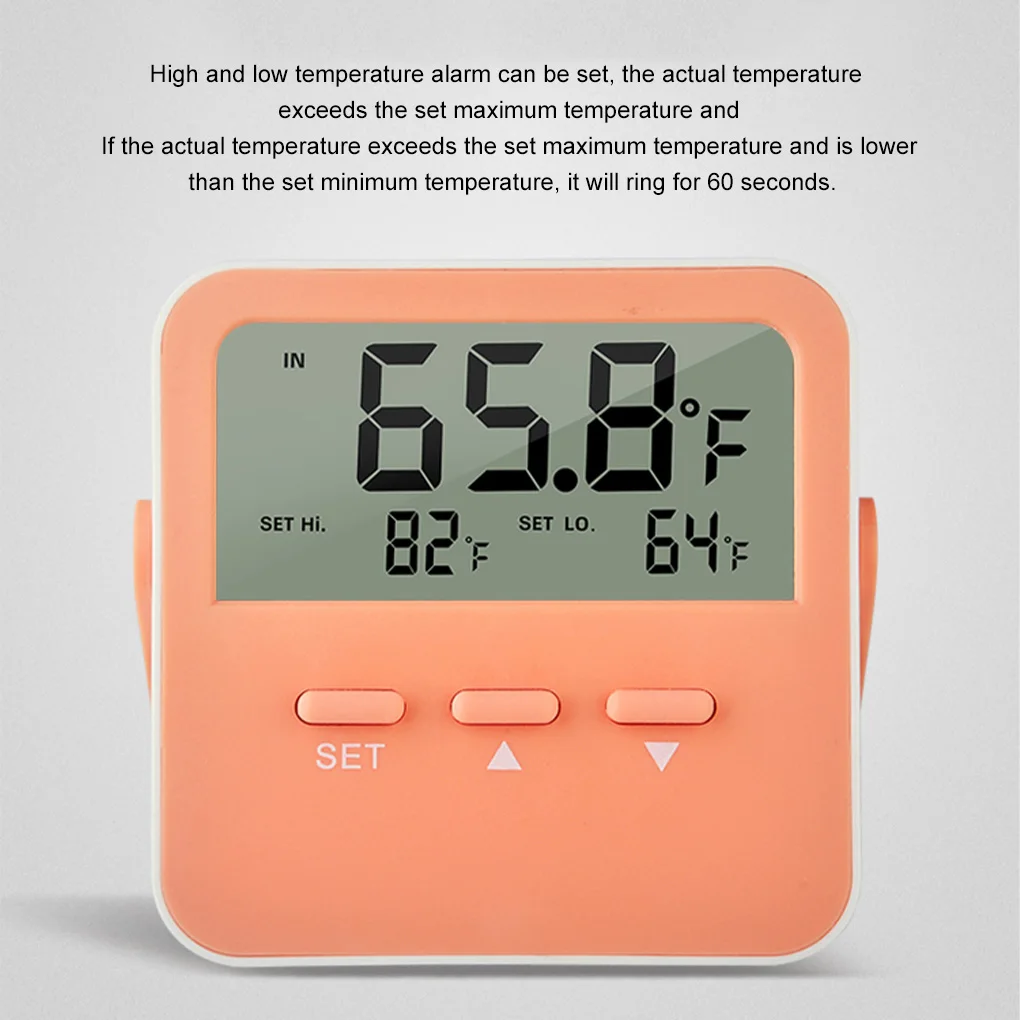 thermometer 50 70℃ electronic hygrometer battery operated temperature humidity meter hanging attachable green free global shipping