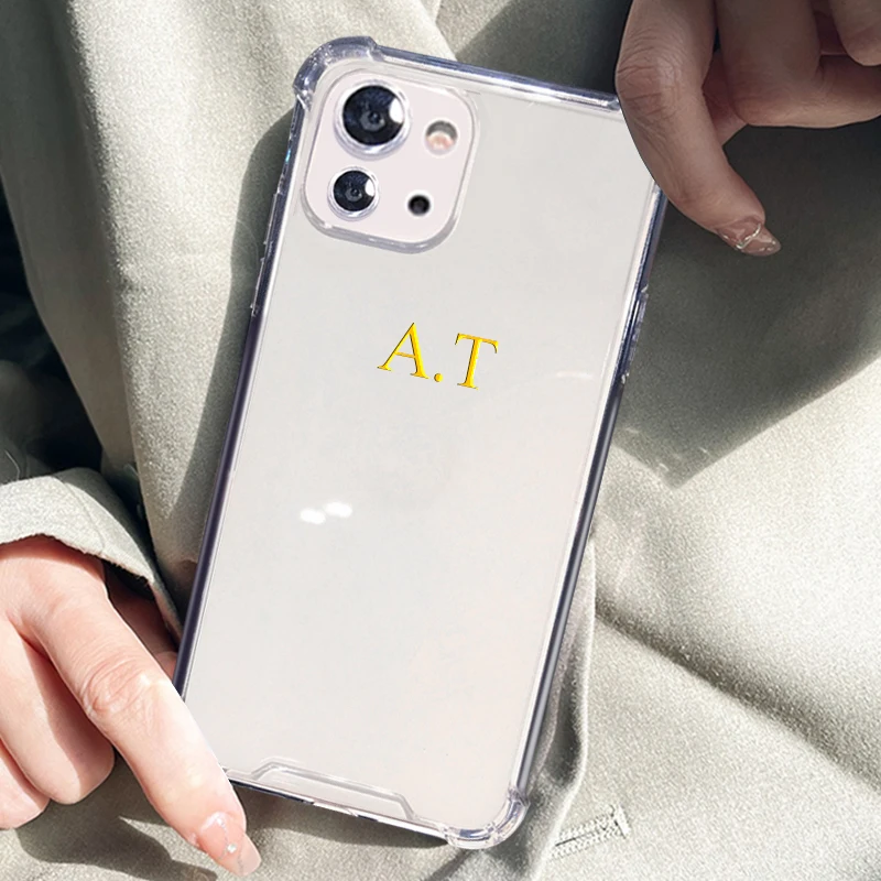 

Personalise Case Mi11t mi11t Pro Transparent Soft Cases For Xiaomi mi 11 Lite Mi 10t 10t Pro Mi 11 Lite 5G NE Shockproof Cover