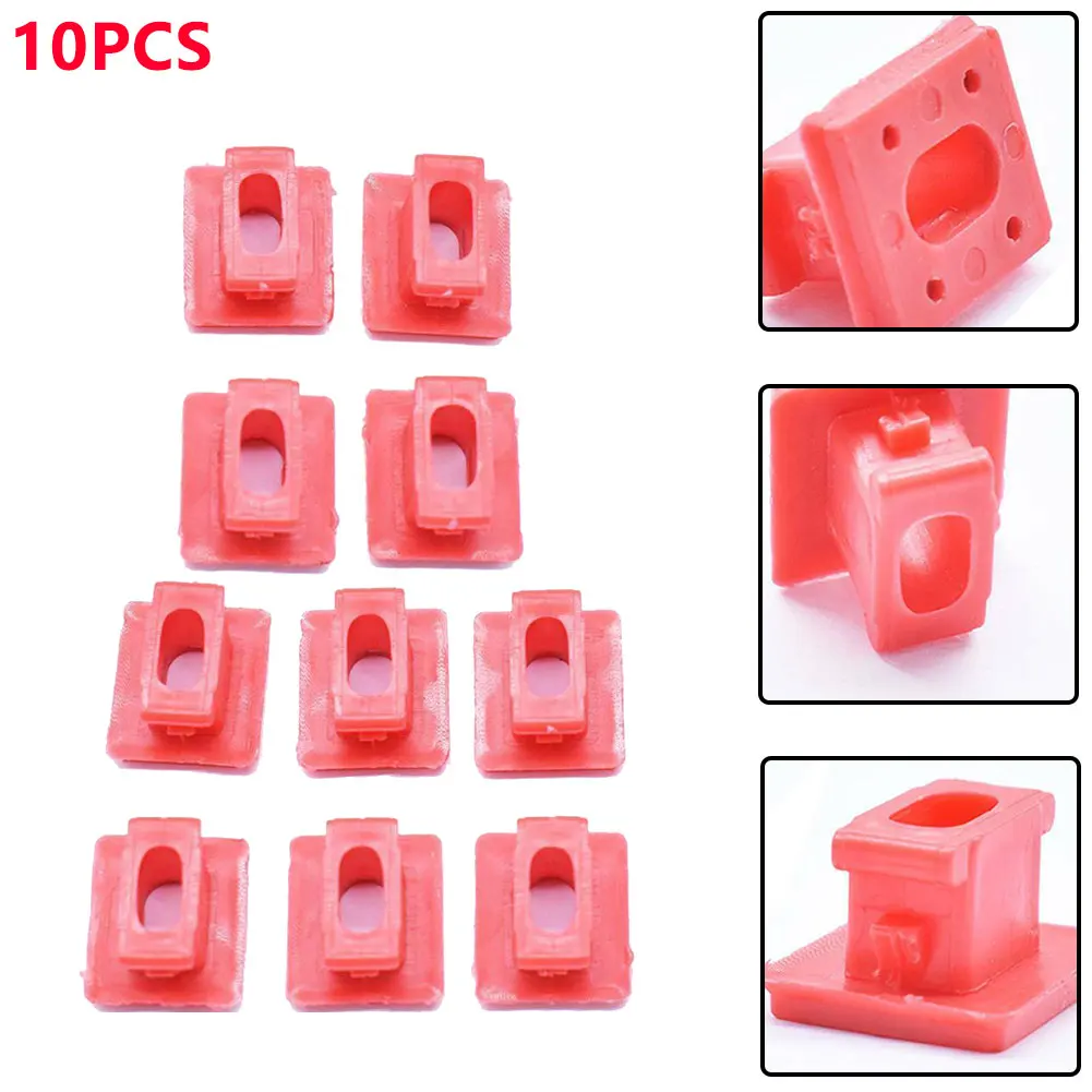 

10Pcs For BMW E46 E65 E66 E83 323i 328i 323Ci Dash Trims-Clips Retainer Fitting 108F216-RD 51458266814 Car Clips Accessories