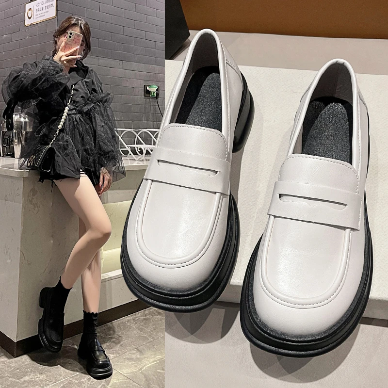 

Handmade Shoes Top Quality Round Toe High Heels British Style Young Lady Daily Wear Women Pumps pumps women shoes