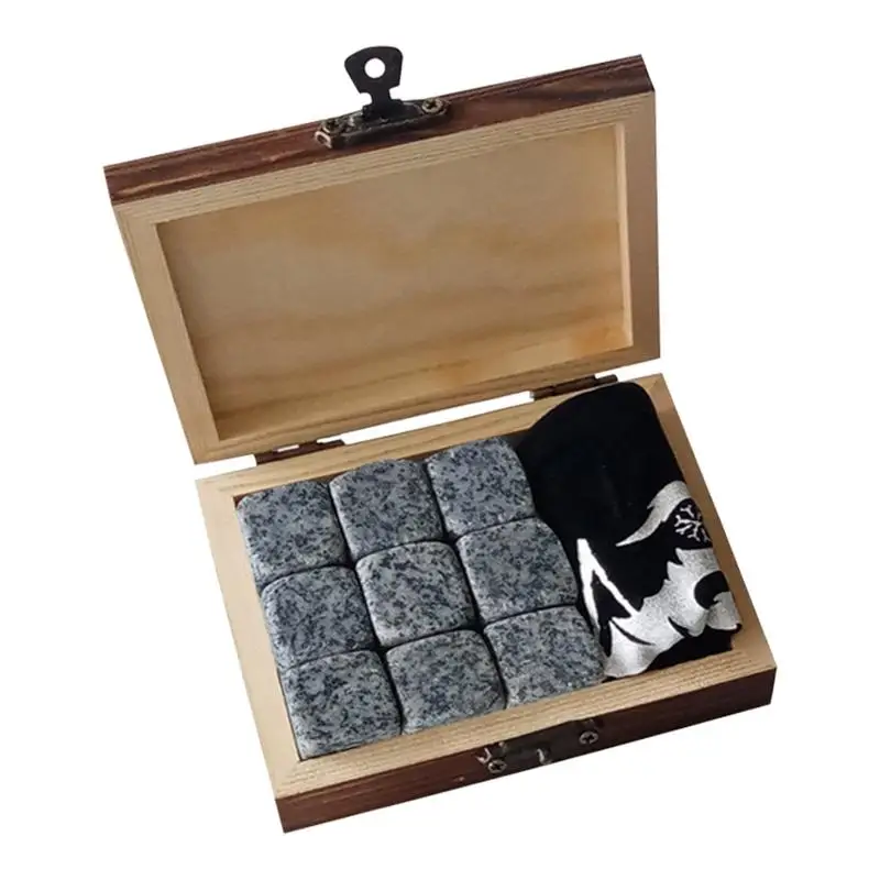 

100 Natural Whiskey Stones Sipping Ice Cube Whisky Stone Whisky Rock Cooler Wedding Gift Favor Christmas Bar