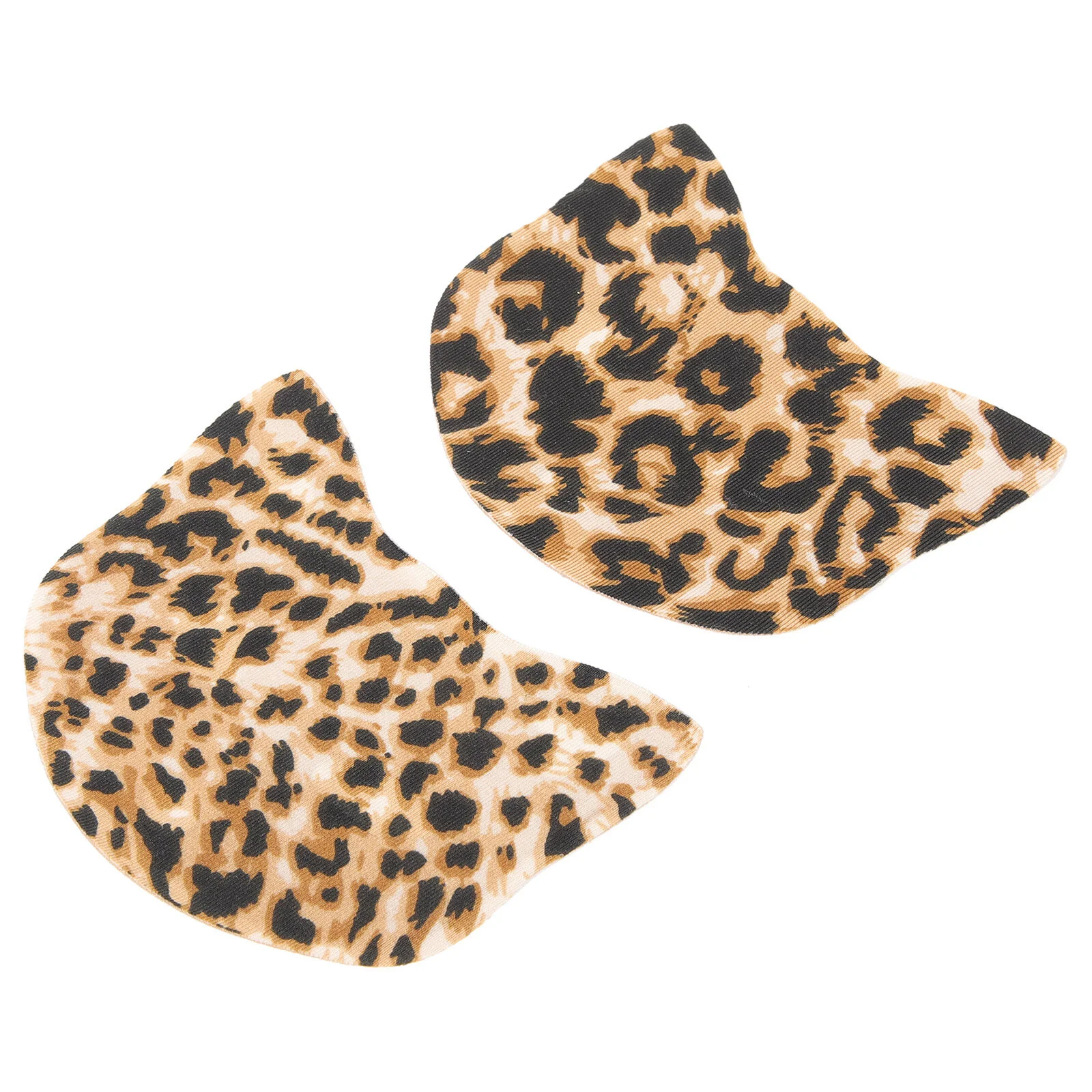 1 Pair No Show Covers For Women Breathable Breast Support Tapes Leopard Print Breast Stickers