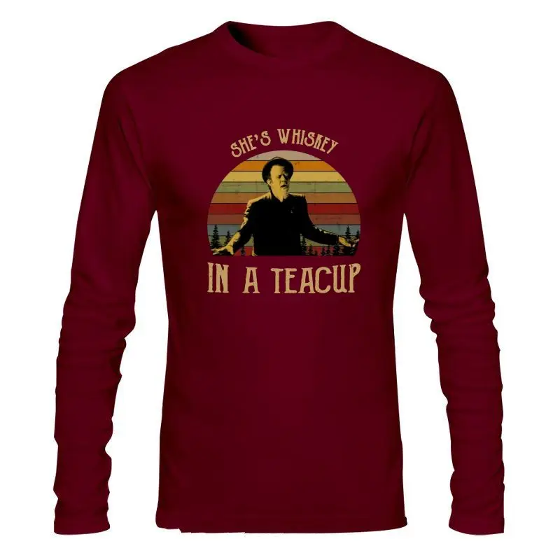 

Мужская одежда Новинка Tom Waits Shes виски в чашке винтажная G200 черная хлопковая футболка для мужчин