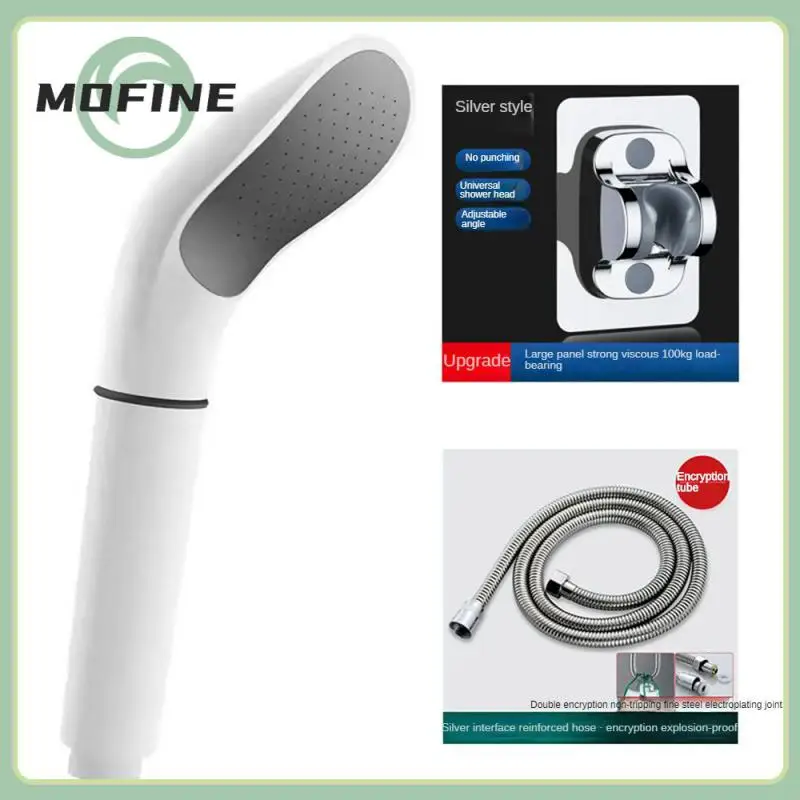 

Antiseptic Pressurized Shower Rust-resistant No Drilling Anti-blocking Design Pressurized Shower Plating Cotton Core With Filter