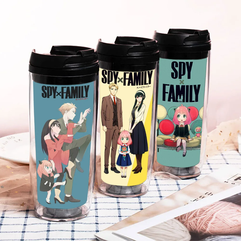 

SPY x FAMILY Straw Cup Summer New Simple Student Cup Drink Cup Anime Fantasy Figurines