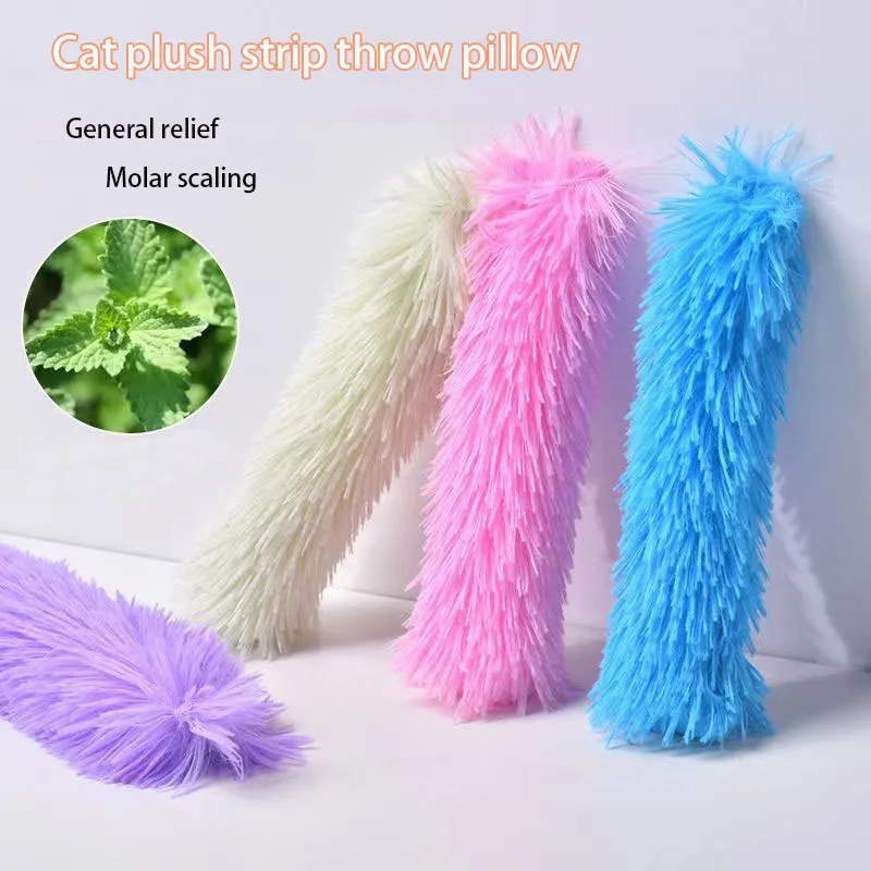 

Плюшевая игрушка, подушка в виде полосы, подушка, игрушка для кошек, Дразнилка для кошки, игрушки, забавная кошка, трость, смешные принадлежн...