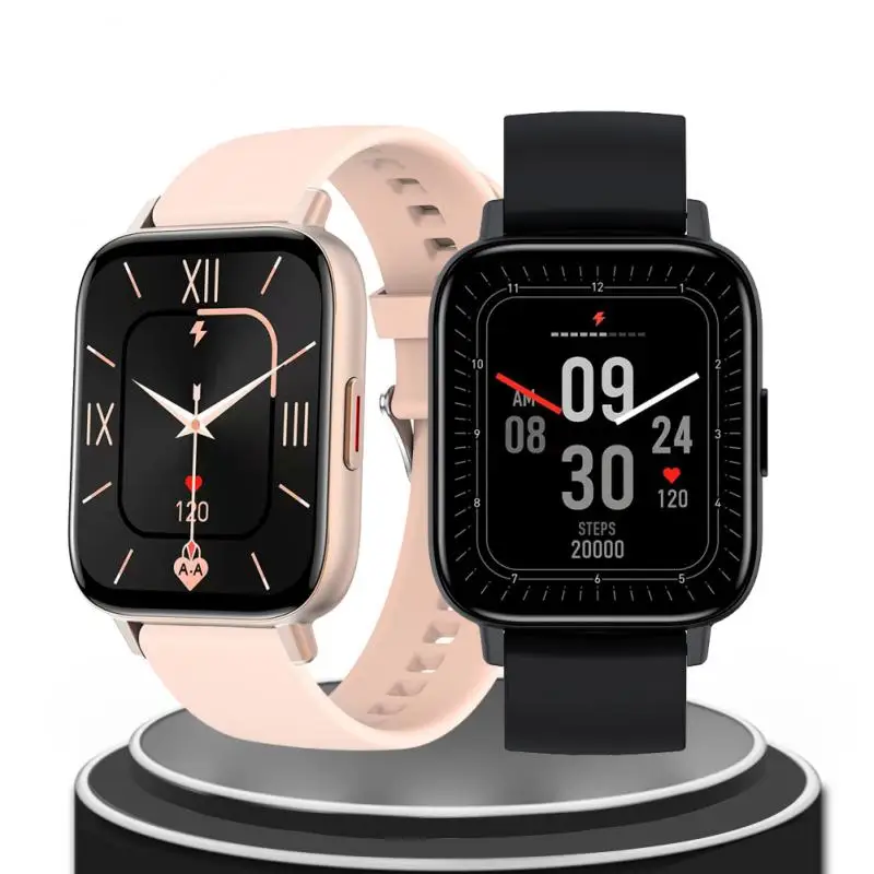 

Смарт-часы мужские с сенсорным экраном 1,69 дюйма, шагомер, оксиметр, пульсометр