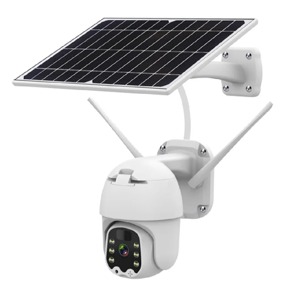 

JXJ Outdoor 4G Sim Card Solar Powered Wireless Security CCTV Motion Detection Alert Weatherproof Solar 4g Sim lte Cctv Camera