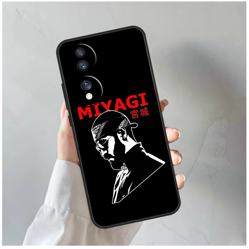 Чехол хаджим Мияги Энди панда для Huawei P20 P30 P40 P50 P60 Pro P Smart Z Nova 5T Honor 70 50 X8 X9 a Magic 5 Lite